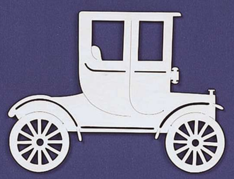1906 Cadillac Model H Coupe Auto Wall Art Pattern