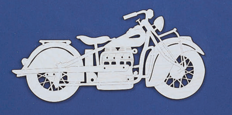 1940 Indian 4 Motorcycle Wall Art Pattern