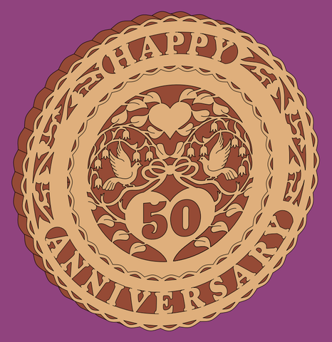 Anniversary Plate Pattern