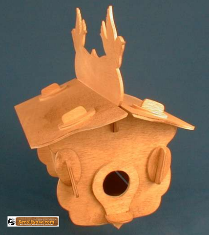 Tab & Slot Birdhouse Pattern