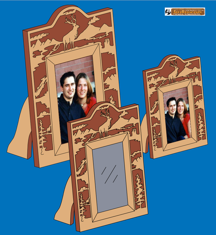 Elk Picture Frame Set Patterns