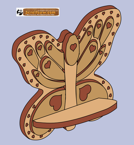 Butterfly Shelf Pattern