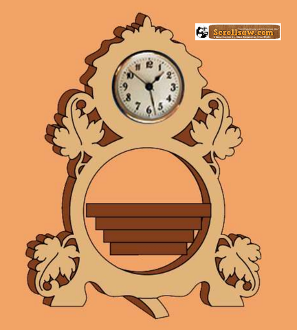 Vined Collapsible Basket Clock Pattern