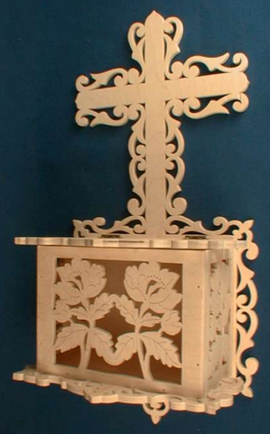 Cross with Box Pattern