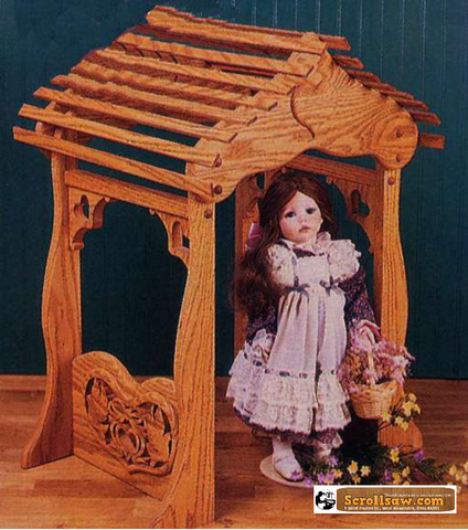 Doll or Fairy Dove Garden Trellis Pattern