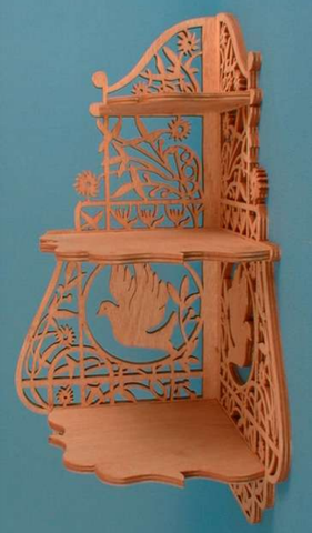 Dove Corner Shelf Pattern