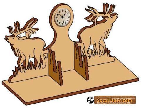 Elk Desk Set Pattern