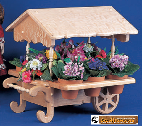 English Flower Cart Pattern