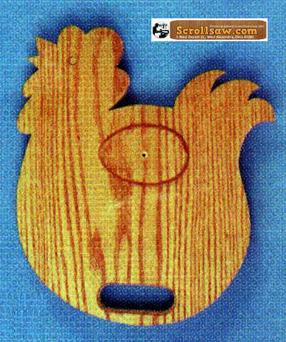 Hen Cutting Board Pattern