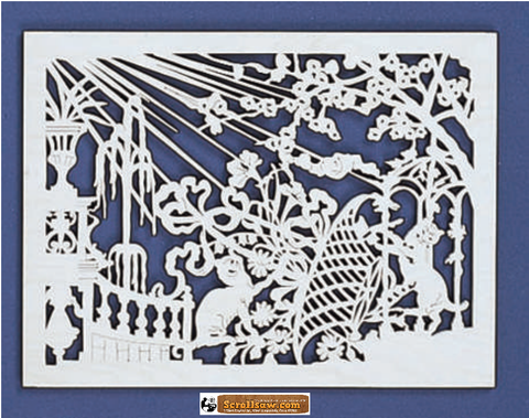 Kitty Mischief Fretwork Pattern