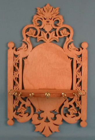 Leafy Key Rack Shelf Pattern