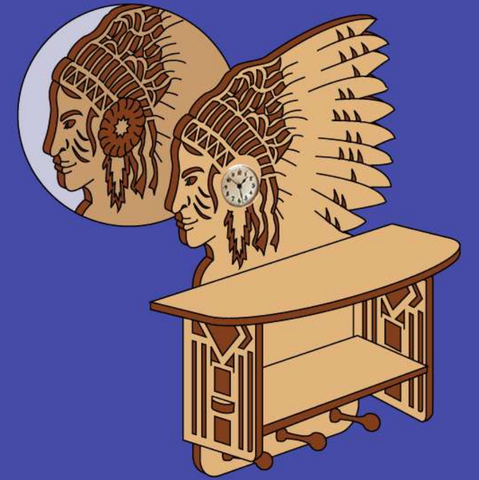 Indigenous American Shelf Pattern