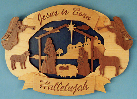 Jesus Is Born 3D Pattern