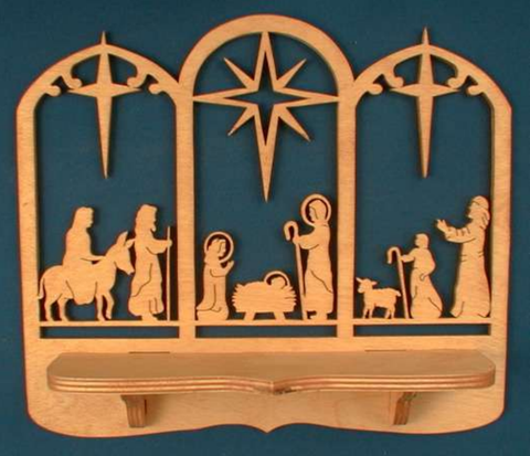 Nativity Shelf Pattern