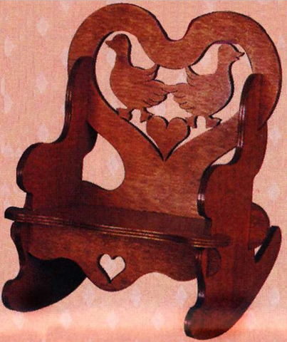Goose & Heart Rocking Chair Pattern