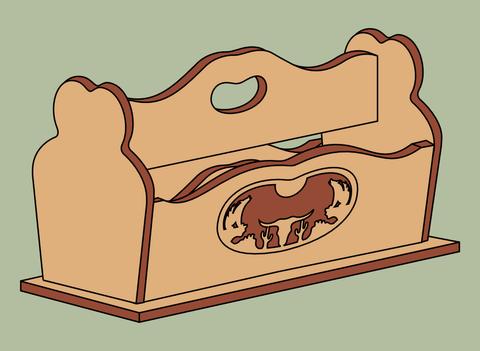 Southwest Magazine Rack Pattern