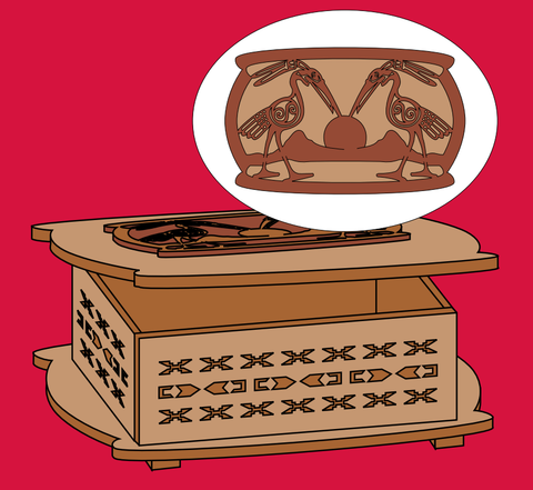 Indigenous American Music Box Pattern