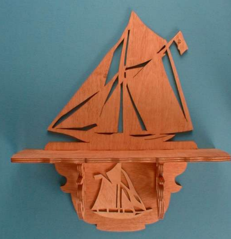 3D Sailboat Shelf Patterns