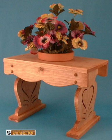 Victorian Stool Planter Pattern