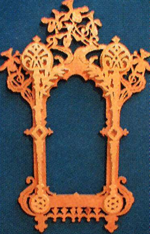 Trumpet Vines Picture Frame Pattern