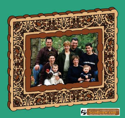 Classic Victorian Picture Frame Pattern