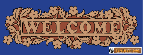 Welcome Plaque Pattern