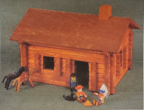 Frontier Cabin Toy Pattern