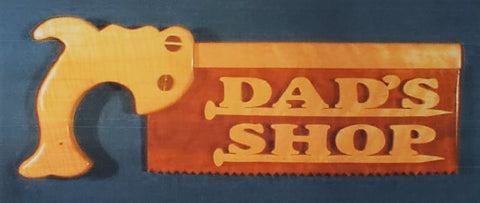 3D Dad's Shop Sign Pattern
