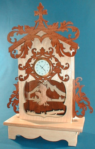 Eagle Lighted Box Clock Pattern