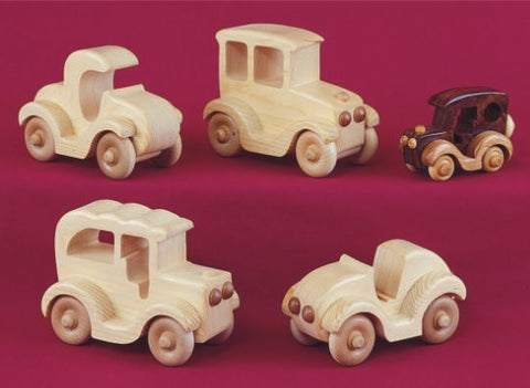 Fendered Wooden Toy Cars Project Patterns