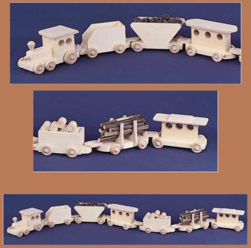 Wooden Toy Train Woodworking Project Plans