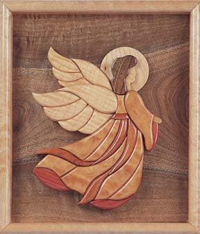 Angel Intarsia Scroll Saw Pattern - scroll saw patterns and projects