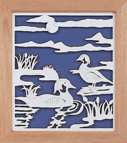 Wood Duck Haven Fretwork Pattern - scroll saw patterns and projects