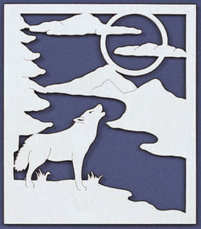 Cry of the Wolf Fretwork Pattern - scroll saw patterns and projects