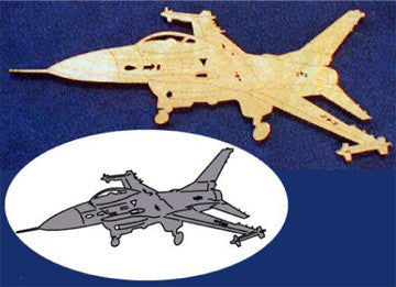 F-16 Scrollsaw Pattern - scroll saw patterns and projects