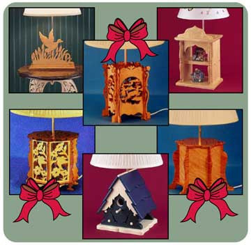 Scrolled Lamp Patterns Collection -- for Download - scroll saw patterns and projects