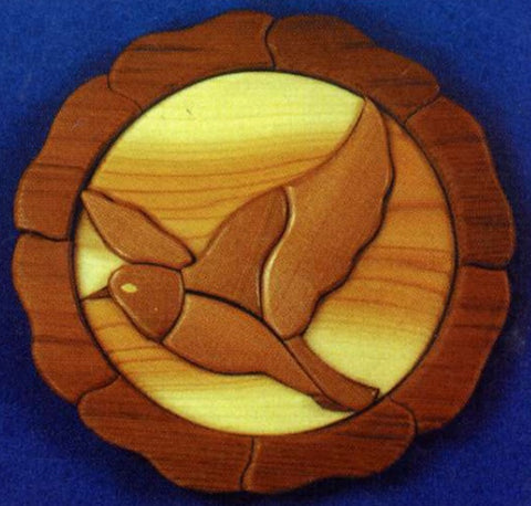 Hummingbird Intarsia Scroll Saw Pattern