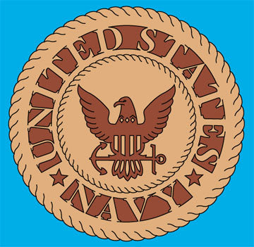 Navy Insignia Scroll Saw Pattern - scroll saw patterns and projects