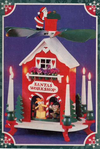 Santa's Workshop Candle Carousel Patterns