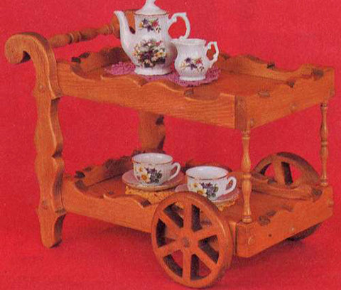 Dolly Tea Cart Patterns - scroll saw patterns and projects