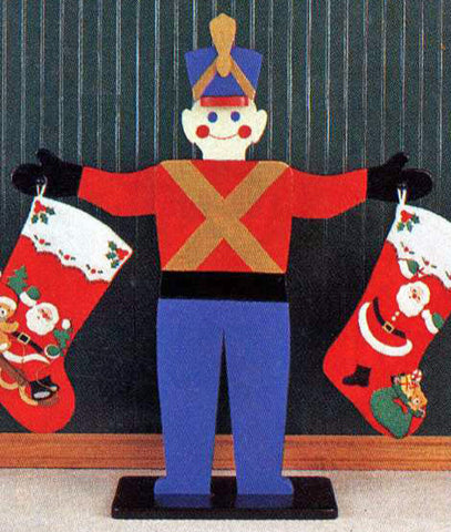 Toy Soldier Stocking Holder Pattern