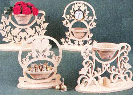 Victorian Collapsible Baskets Patterns Set