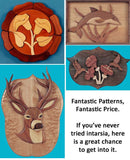 Intarsia Scroll Saw Patterns Collection on Wooden USB - scroll saw patterns and projects