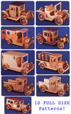 Executive Detailed Classic Auto Patterns by Mail - scroll saw patterns and projects