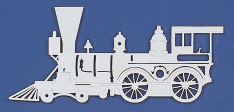 1860 Baldwin 4-4-0 Locomotive Wall Art Pattern