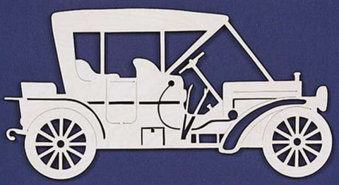 1909 Packard Close-Coupled Touring Auto Wall Art Pattern