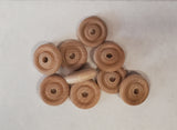 7/8" Classic Contoured Wooden Mini-Wheel