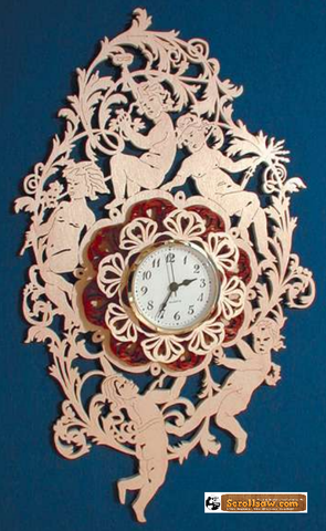 Victorian Time-Keeper Wall Clock Pattern