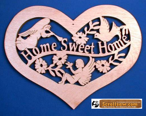 Angel Home Sweet Home Pattern