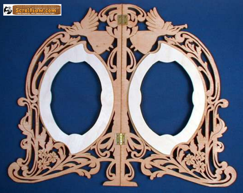 Double Angel Picture Frame Pattern